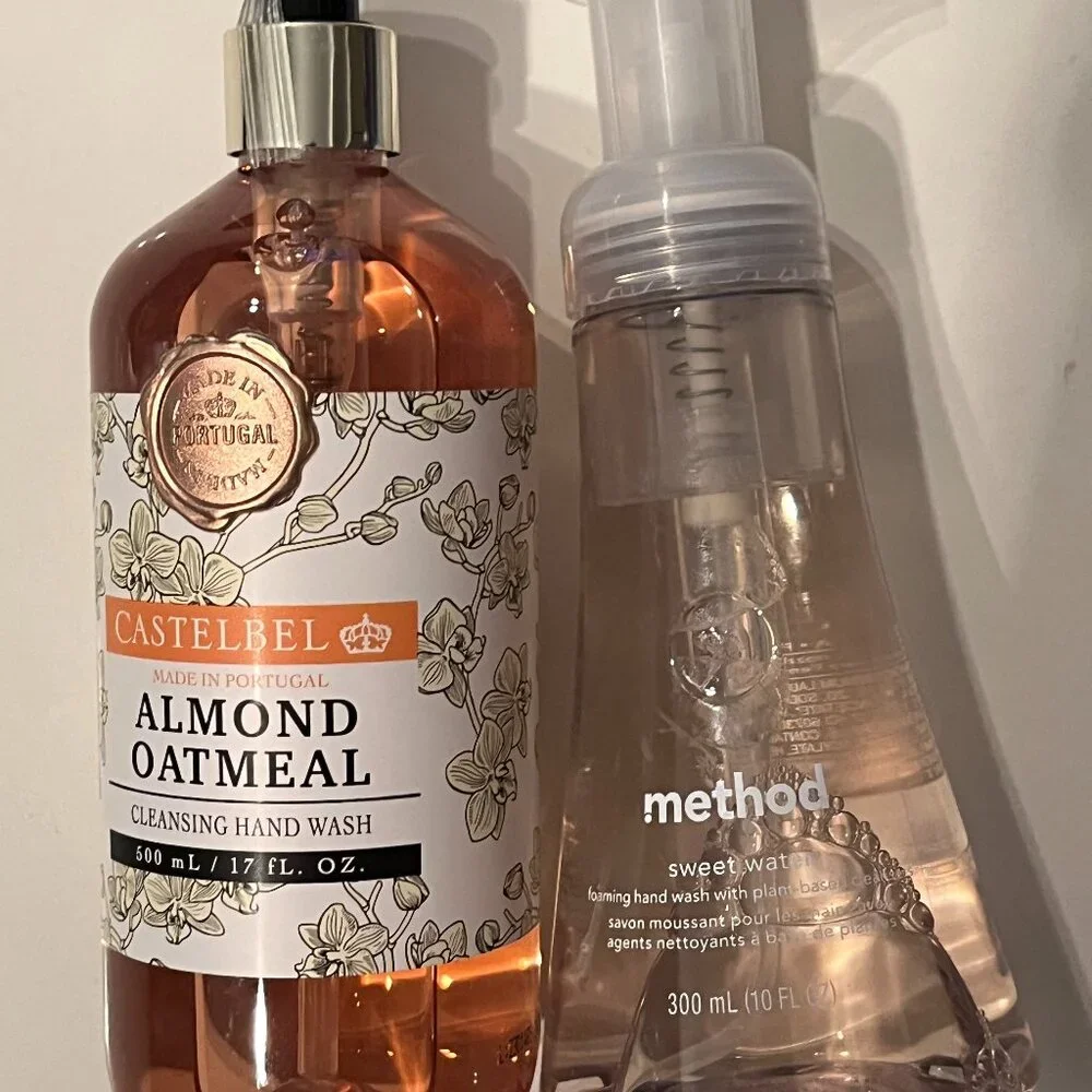 Hand Wash Soaps (Castelbel -‎ Almond and Method - Sweet Water) (h/x)
